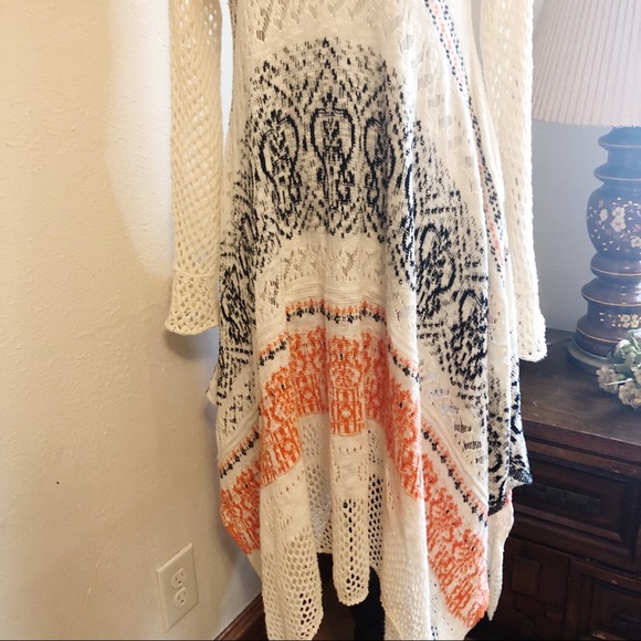 Anthro Sleeping on Snow Risen Sun crochet dress XS - Picture 5 of 13